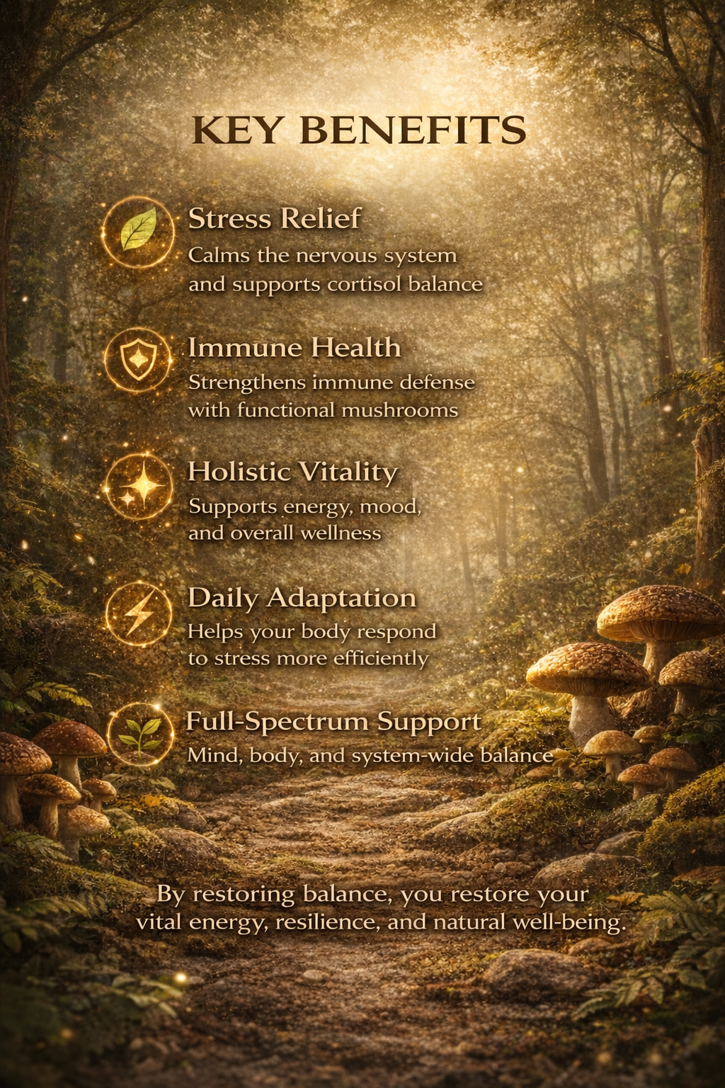 Mycelial Ritual™ — Adaptogenic Mushroom Blend Powder