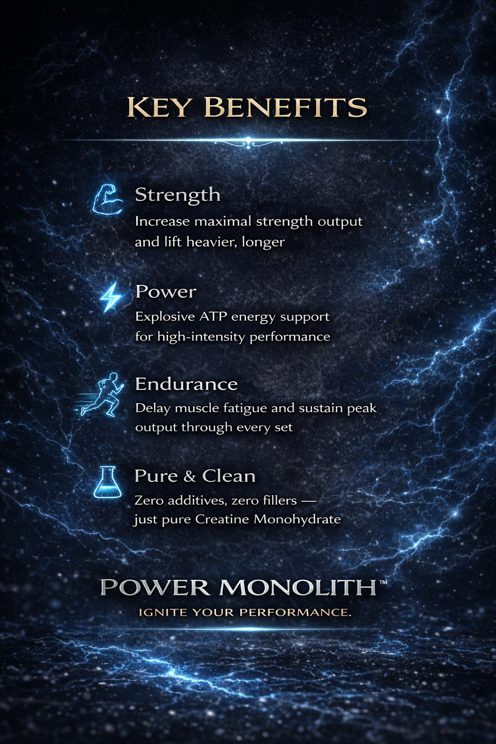 Power Monolith™ — Creatine Monohydrate