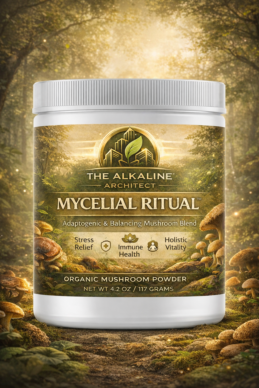 Mycelial Ritual™ — Adaptogenic Mushroom Blend Powder