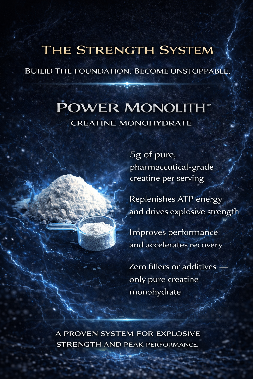 Power Monolith™ — Creatine Monohydrate